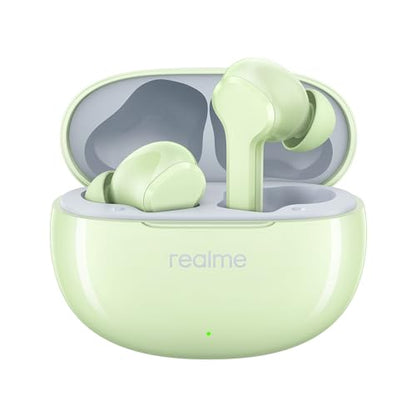realme Earbuds T110 with Ai Enc for Calls, Upto 38 Hours of Playback and Fast Charging Bluetooth in Ear Headset (Punk Black, True Wireless)|B0D212YMD7