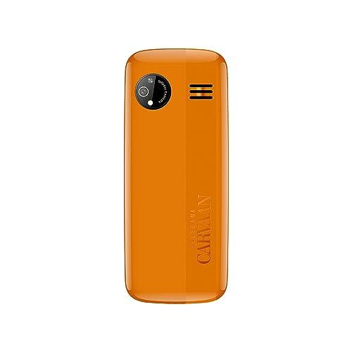 Carvaan Saregama Hindi (Don Lite M23)- Keypad Mobile Phone - 351 Pre-Loaded Evergreen Hindi Songs, Dual Sim, 2.4 Inch Display, 1400 mAh Battery, 600 MB Memory, FM, BT, Camera with Flash | Iris Orange - Nalanda Enterprises