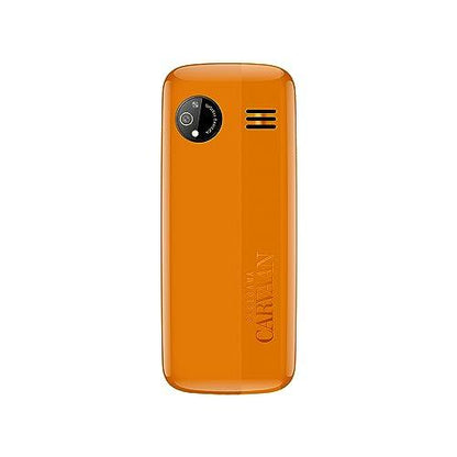 Carvaan Saregama Hindi (Don Lite M23)- Keypad Mobile Phone - 351 Pre-Loaded Evergreen Hindi Songs, Dual Sim, 2.4 Inch Display, 1400 mAh Battery, 600 MB Memory, FM, BT, Camera with Flash | Iris Orange - Nalanda Enterprises