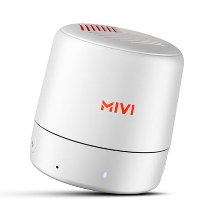 Mivi Play Bluetooth Speaker with 12 Hours Playtime. Wireless Speaker Made in India with Exceptional Sound Quality, Portable and Built in Mic-Black|B094RCC4L1