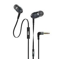 boAt BassHeads 220 in-Ear Super Extra Bass Wired Headphones, with Mic (Black) - Nalanda Enterprises