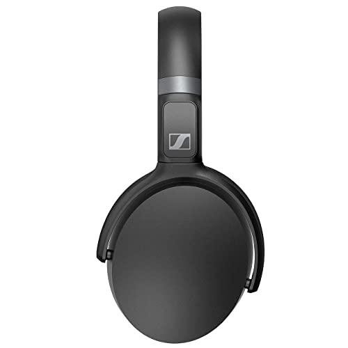 Sennheiser HD 450BT (ANC) Bluetooth 5.0 Wireless Over Ear Headphone with Mic, Designed in Germany, Alexa Built-in - Active Noise Cancellation, 30h Battery,Fast Charging, Foldable, 2Yr WARRANTY - Black - Nalanda Enterprises