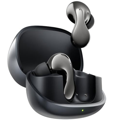 Mivi AI Buds [Breakthrough Launch], Hi-Res Audio, LDAC, Quad Mic ANC, 3D Soundstage, Conversational AI, 40 Hours of Playtime, Spatial Audio, BT v5.4, Android Only Made in India|B0FPCJJR1Y