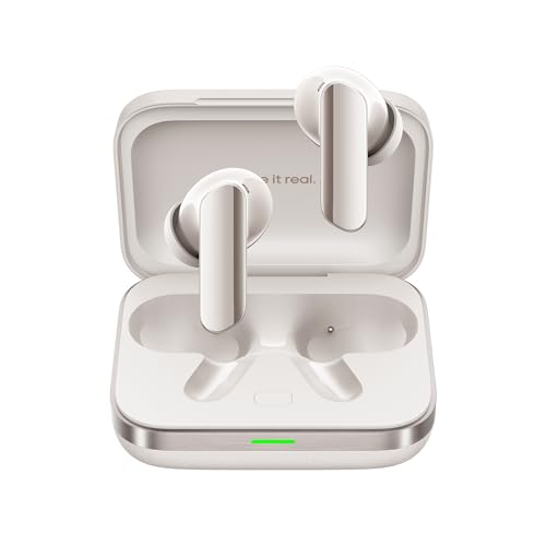 realme Buds Air 7 Pro with Ai Live Translation,11mm+6mm Dual-dac Driver,48 Hrs Playtime,53 dB ANC,LHDC,45Ms Low Latency,360° Spatial Audio,IP55 Dust & Water Resistant,BT 5.4(Glory Beige) - Nalanda Enterprises