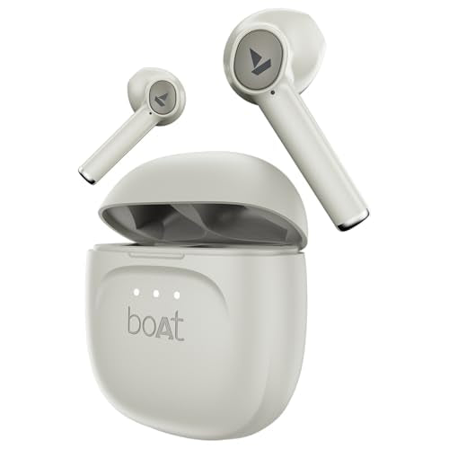 Boat Airdopes 131 Gen 2, 13mm Drivers, 70H Battery, ENx Tech, Beast Mode 45 ms Low Latency, ASAP Charge, Bluetooth Earbuds, TWS Ear Buds Wireless Earphones with mic (Carbon Black)|B0FPLP7SMZ