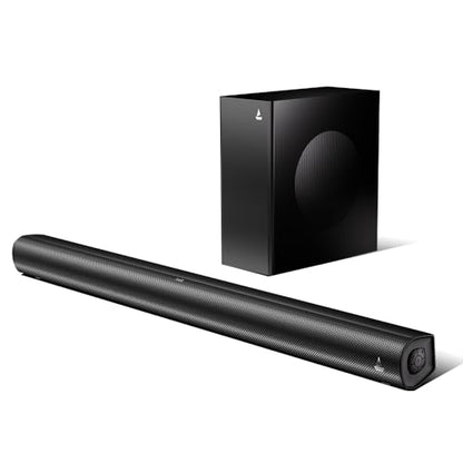 Boat 2025 Launch Aavante Prime 5.1 7050D, Dolby Audio, 700W Signature Sound, 5.1CH with Wireless Subwoofer & Wireless Satellites, Bluetooth Sound bar, Home Theatre Soundbar Speaker (Premium Black)|B0FLYD83H7