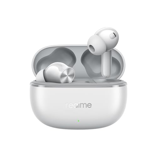 realme Earbuds T110 with Ai Enc for Calls, Upto 38 Hours of Playback and Fast Charging Bluetooth in Ear Headset (Punk Black, True Wireless)|B0D212YMD7