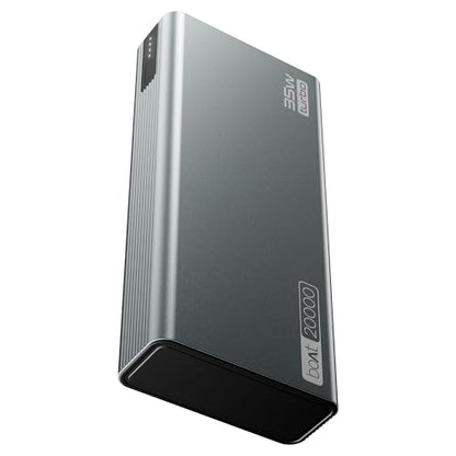 boAt Energyshroom PB435 20000 mAh 35W Super Fast Charging Power Bank, Smart 12 Layer Protection (4X Output Ports, Supports Android, iPhone, Tablets, Earbuds, etc.) (Navy Blue)|B0F48HHWKX