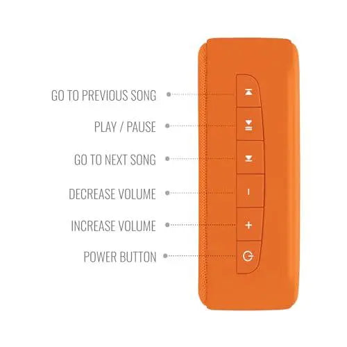 Saregama Carvaan Mini Shri Ram - Portable Music Player with Pre-Loaded Ram Charitmanas, Ram & Hanuman Bhajans | BT/FM/AM/AUX (Devotional Orange) - Nalanda Enterprises