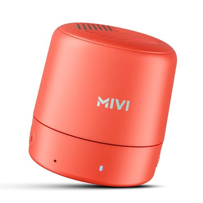 Mivi Play Bluetooth Speaker with 12 Hours Playtime. Wireless Speaker Made in India with Exceptional Sound Quality, Portable and Built in Mic-Black|B094RCC4L1
