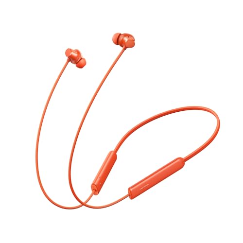 realme Buds Wireless 5 Lite in Ear Bluetooth Neckband with 12.4 mm Dynamic Bass Boost Driver,Upto 35 Hours Playback,45ms Low Latency,IP55 Dust & Water Resistant, Bluetooth V5.4 (Void Black)|B0FC1SFX45