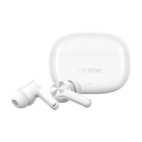 realme Earbuds T110 with Ai Enc for Calls, Upto 38 Hours of Playback and Fast Charging Bluetooth in Ear Headset (Punk Black, True Wireless)|B0D212YMD7
