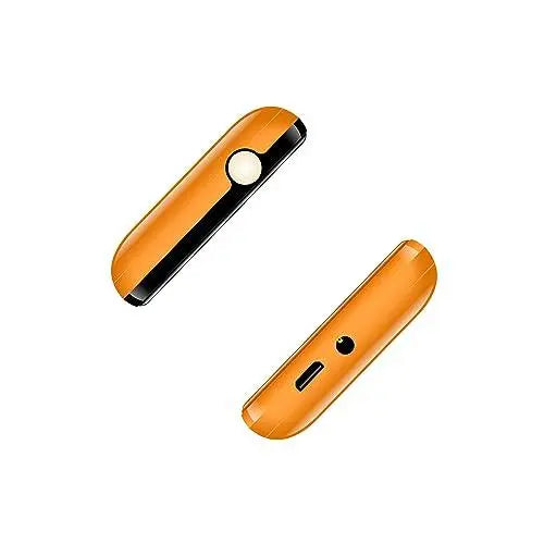 Carvaan Saregama Hindi (Don Lite M23)- Keypad Mobile Phone - 351 Pre-Loaded Evergreen Hindi Songs, Dual Sim, 2.4 Inch Display, 1400 mAh Battery, 600 MB Memory, FM, BT, Camera with Flash | Iris Orange - Nalanda Enterprises