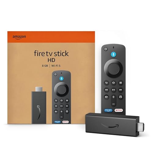 Amazon Fire TV Stick HD (newest model), Alexa Voice Remote with TV power & volume controls, full HD streaming device|B0CQN2BHW8