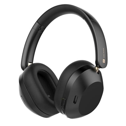 realme TechLife Studio H1 Over The Ear Over Ear Wireless Headphone with 70Hours Playtime 360° Spatial Audio, 40mm Drivers, 80ms Superlow Latency, 43 dB Adaptive ANC-Black|B0DJFHBQH2