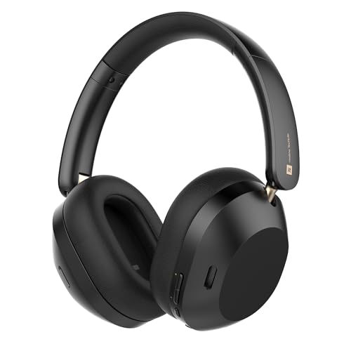 realme TechLife Studio H1 Over The Ear Over Ear Wireless Headphone with 70Hours Playtime 360° Spatial Audio, 40mm Drivers, 80ms Superlow Latency, 43 dB Adaptive ANC-Black - Nalanda Enterprises