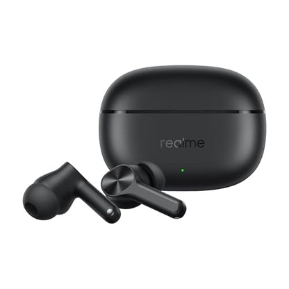 realme Earbuds T110 with Ai Enc for Calls, Upto 38 Hours of Playback and Fast Charging Bluetooth in Ear Headset (Punk Black, True Wireless)|B0D212YMD7