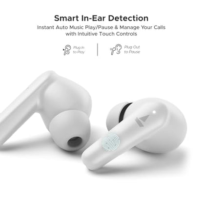 boAt Airdopes 131 Elite ANC, 32dB Active Noise Cancellation, 60HRS Battery, Ambient Mode, 4Mics ENx, Fast Charge, IPX5, v5.3 Bluetooth Earbuds, TWS Ear Buds Wireless Earphones with mic (Active Black)|B0DVZDYJQ1