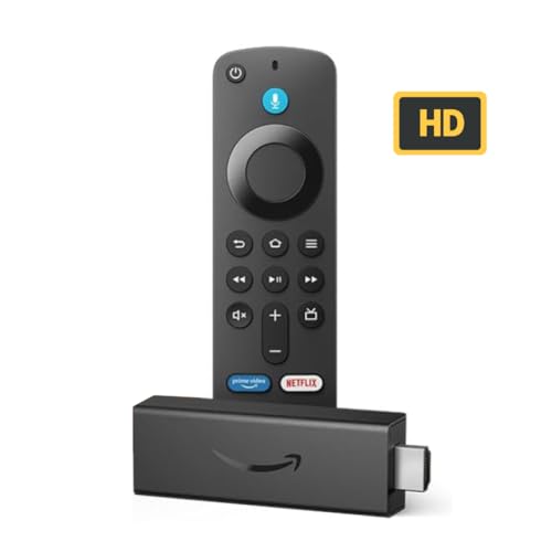 Amazon Fire TV Stick HD | TV power & volume controls, Alexa voice search | Fast streaming in HD (newest model)|B0CQN2BHW8