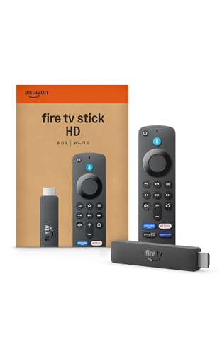 Amazon Fire TV Stick HD (newest model), our fastest HD stick yet, 1,500+ apps, Alexa Voice Remote, directly powered by your TV|B0DVJF7528