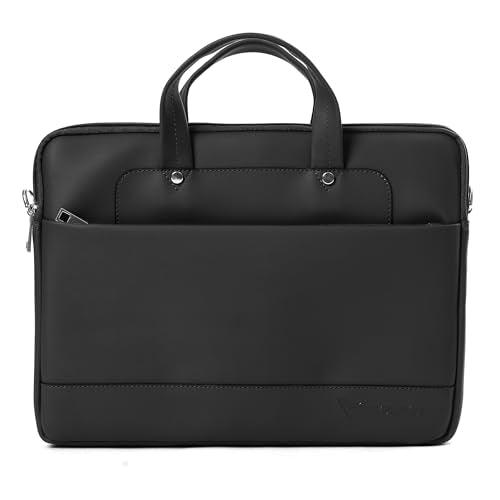 Vaku Luxos® FABINO 13.3"/14" Inch Laptop Bag Leather Collection Messenger Organizer Shoulder Sling Office Bag for Men & Women With Adjustable Strap for Laptop and MacBook - Nalanda Enterprises