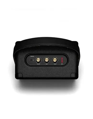 Marshall Kilburn II Portable Bluetooth Speaker with 20+ Hours of Portable Playtime, (360° Sound), Water-Resistant (IPX2) Black & Brass. - Nalanda Enterprises