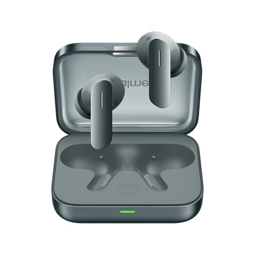 realme Buds Air 7,12.4mm Dynamic Bass Drivers,52Hrs Playtime,52dB Hybrid ANC,6 Mic ENC,45ms Low Latency,360° Spatial Audio,Hi-Res LHDC,IP55 Dust & Water Resistant,True Wireless TWS BT v5.4(Moss Green)|B0DRD7G7F5