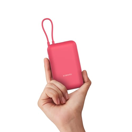 Xiaomi Pocket Power Bank 10000mAh 22.5W with Built-in Cable | Super Fast Charging PD |Smart 12 Layer Protection|Triple Output Ports|Supports Android,Apple, Tablets, Earbuds,Watch(MI Powerbank),Blue|B0D73V6CGC