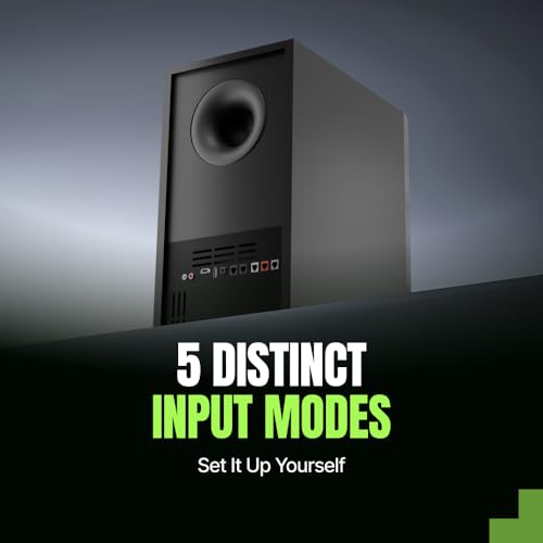 Mivi Superbars Nova 780 Watts Dolby Audio Home Theatre Speaker [New Launch], 5.1 Channel with Big Woofer, 3 Built-in + 2 Satellite Speakers, Multiple EQ, Home Theatre 5.1, Made in India Sound Bar|B0F3HQSPDR