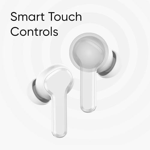 realme Earbuds T110 with Ai Enc for Calls, Upto 38 Hours of Playback and Fast Charging Bluetooth in Ear Headset (Punk Black, True Wireless)|B0D212YMD7