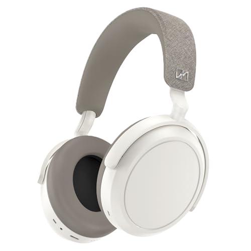 Sennheiser Momentum 4 Wireless Over Ear Headphones Designed in Germany - Bluetooth ANC 4 Digital Mics for Crystal Cear Calls,60H Battery, White - Nalanda Enterprises
