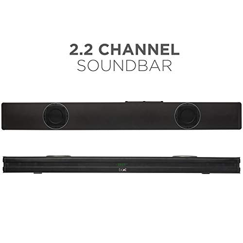 Boat 2025 Launch Aavante Prime 5.1 7050D, Dolby Audio, 700W Signature Sound, 5.1CH with Wireless Subwoofer & Wireless Satellites, Bluetooth Sound bar, Home Theatre Soundbar Speaker (Premium Black)|B0FLYD83H7