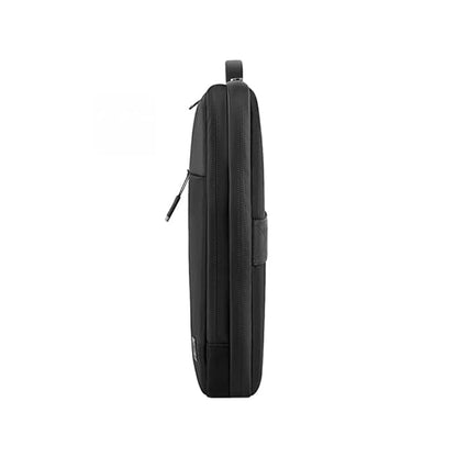 WIWU | Alpha Slim Sleeve Laptop Bag | Water-resistant - Durable YKK Zipper | Faux fur lining protection - Retractable waterproof TPU handle - Multi-layer storage space. | Black - Nalanda Enterprises