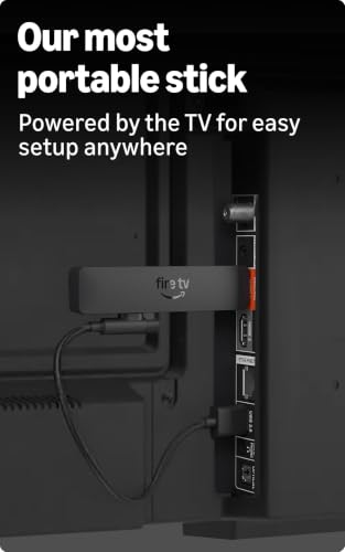 Amazon Fire TV Stick HD (newest model), our fastest HD stick yet, 1,500+ apps, Alexa Voice Remote, directly powered by your TV|B0DVJF7528