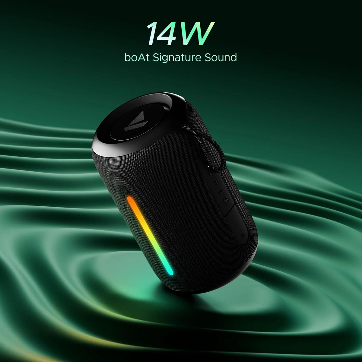 boAt Stone 358 Pro 14W Portable Bluetooth Speaker (IPX5 Water Resistant, RGB LEDs Design, Raging Black)_6
