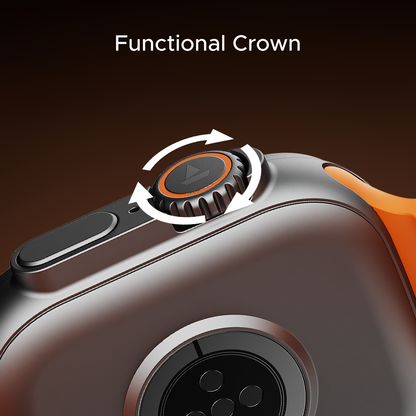 boAt Wave Aura | Smartwatch with 1.96" HD Display, 100+ Sports Modes, Functional Crown, Advanced BT Calling - Nalanda Enterprises