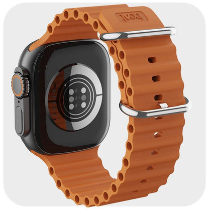 boAt Wave Glory | Smartwatch with 1.96"(4.97 cms) HD Display, BT Calling, 100+ Sports Modes, Premium Metal Body - Nalanda Enterprises