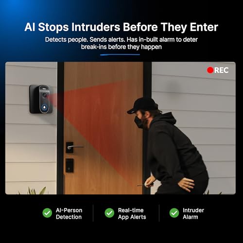 Qubo Instaview New Age Video Doorphone from Hero Group | 3MP Video Doorbell Pro 2K + Wireless Home Tab 1296p Resolution | Instant Phone & Tab Visitor Video Call | 2-Way Talk | Chime|B0D1C285WF