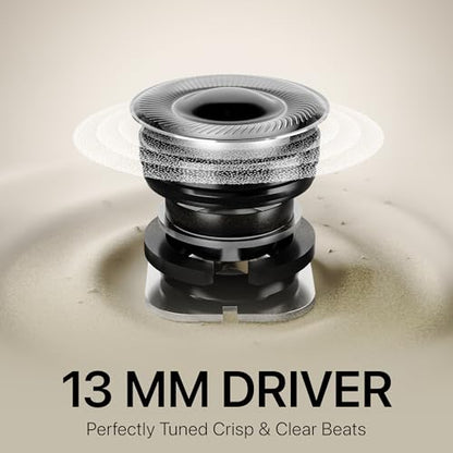 Mivi DuoPods C2 TWS [New Launch], 50 Hrs Playtime, HD Call Clarity with AI-ENC, 13mm Bass Drivers, Low Latency, BT v5.3, Type C Charging, Made in India Earbuds|B0F2FRNSC3