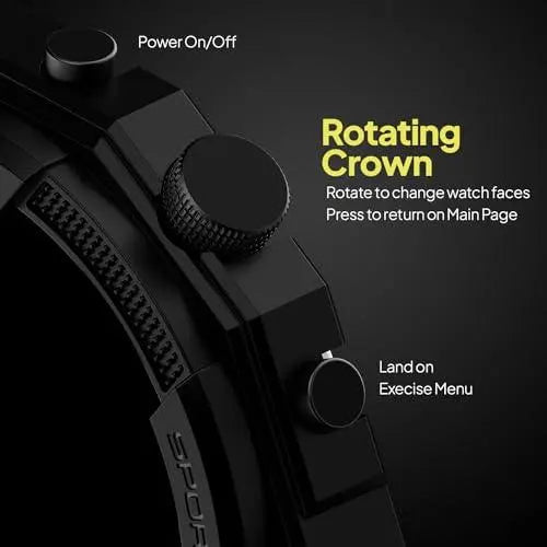 Fire-Boltt Newly Launched Quest Smartwatch 1.39" Full Touch GPS Tracking Smart Watch Bluetooth Calling, 100+ Sports Modes, 360 * 360 Pixel High Resolution, Health Suite & Rugged Outdoor Built - Nalanda Enterprises