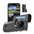 Qubo Car Dashcam Pro 4K | True 4K with Sony STARVIS IMX415 Sensor | Dual Channel | ADAS | NightPulse Vision | 8MP UHD+ Front (140°), 2MP FHD Rear | 2.8" LCD | Built-in GPS, Wi-Fi | Up to 1TB Storage