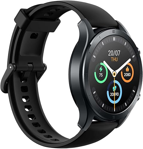 realme Smart Watch R100 (Black) | 1.32" HD Color Display | Bluetooth Calling & Sync Contacts | 100+ Watch Faces & Activity Tracking | Long Battery Life | Sleep & SpO2 Tracking | Slim Design | GPS|B0FS825XD9