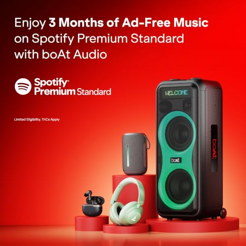 boAt Airdopes 219, 4Mics ENx, 40H Battery, Best in Segment for Calling, Stream Ad Free Music via App Support, Bluetooth Earbuds, TWS Ear Buds Wireless Earphones with mic (Carbon Black)|B0FC2Y3XGV