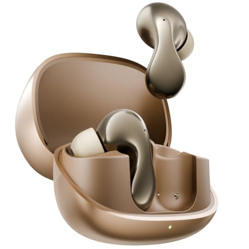 Mivi AI Buds [Breakthrough Launch], Hi-Res Audio, LDAC, Quad Mic ANC, 3D Soundstage, Conversational AI, 40 Hours of Playtime, Spatial Audio, BT v5.4, Android Only Made in India - Nalanda Enterprises