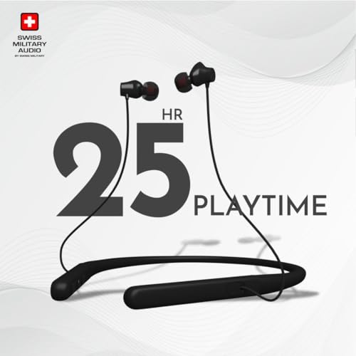 Swiss Military Wireless Neckband SM-BT320|B0CQ4MCT3Y