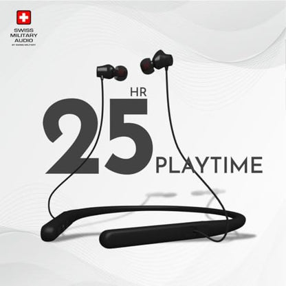 Swiss Military Wireless Neckband SM-BT320|B0CQ4MCT3Y