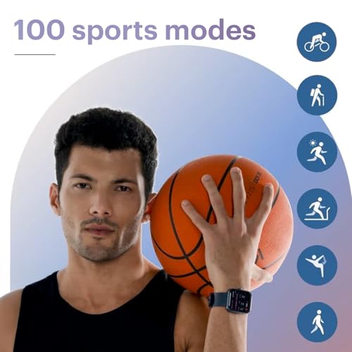 Noise Pulse 2 Max 1.85" Display, Bluetooth Calling Smart Watch, 10 Days Battery, 550 NITS Brightness, Smart DND, 100 Sports Modes, Smartwatch for Men and Women (Jet Black)|B0B6BLTGTT