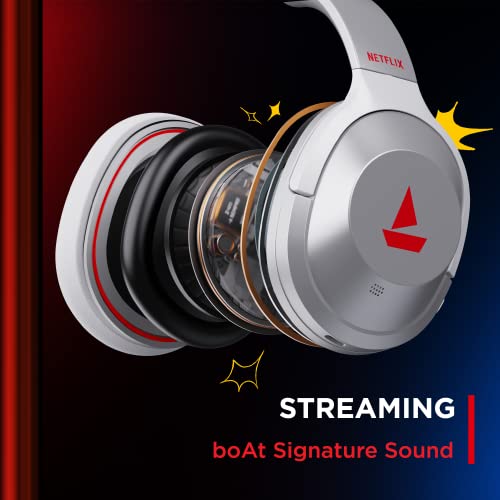 boAt Nirvana 751 ANC,65Hrs Battery,Hybrid (~33dB),Fast Charge,Ambient Sound Mode,Button Controls,Immersive Sound,Carry Pouch,Bluetooth Over Ear Headphones,Wireless Headphone with Mic(Gunmetal Grey)|B09MTRDQB5