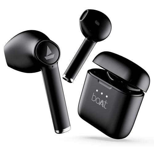 Boat Airdopes 131 Gen 2, 13mm Drivers, 70H Battery, ENx Tech, Beast Mode 45 ms Low Latency, ASAP Charge, Bluetooth Earbuds, TWS Ear Buds Wireless Earphones with mic (Carbon Black)|B0FPLP7SMZ