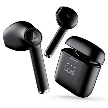 Boat Airdopes 131 Gen 2, 13mm Drivers, 70H Battery, ENx Tech, Beast Mode 45 ms Low Latency, ASAP Charge, Bluetooth Earbuds, TWS Ear Buds Wireless Earphones with mic (Carbon Black)|B0FPLP7SMZ